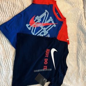 Two Nike Short Sleeve T-shirts